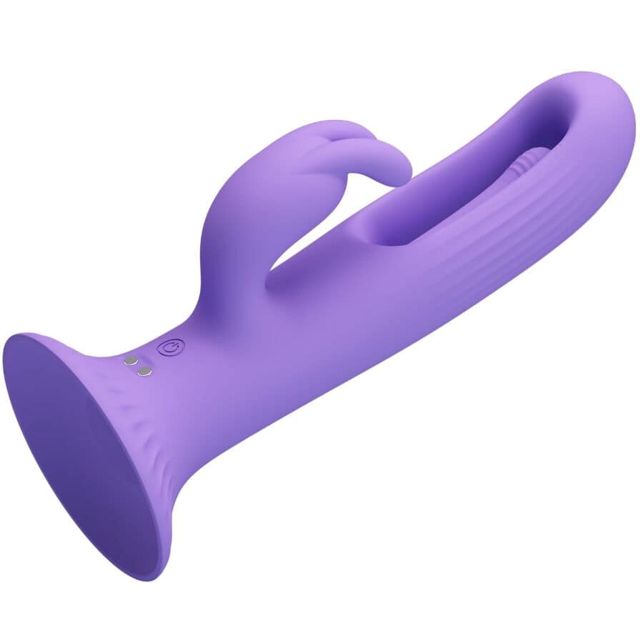 PRETTY LOVE - KILLMOULIS RABBIT VIBRATOR 12 VIBRATION MODES PURPLE - Bild 3