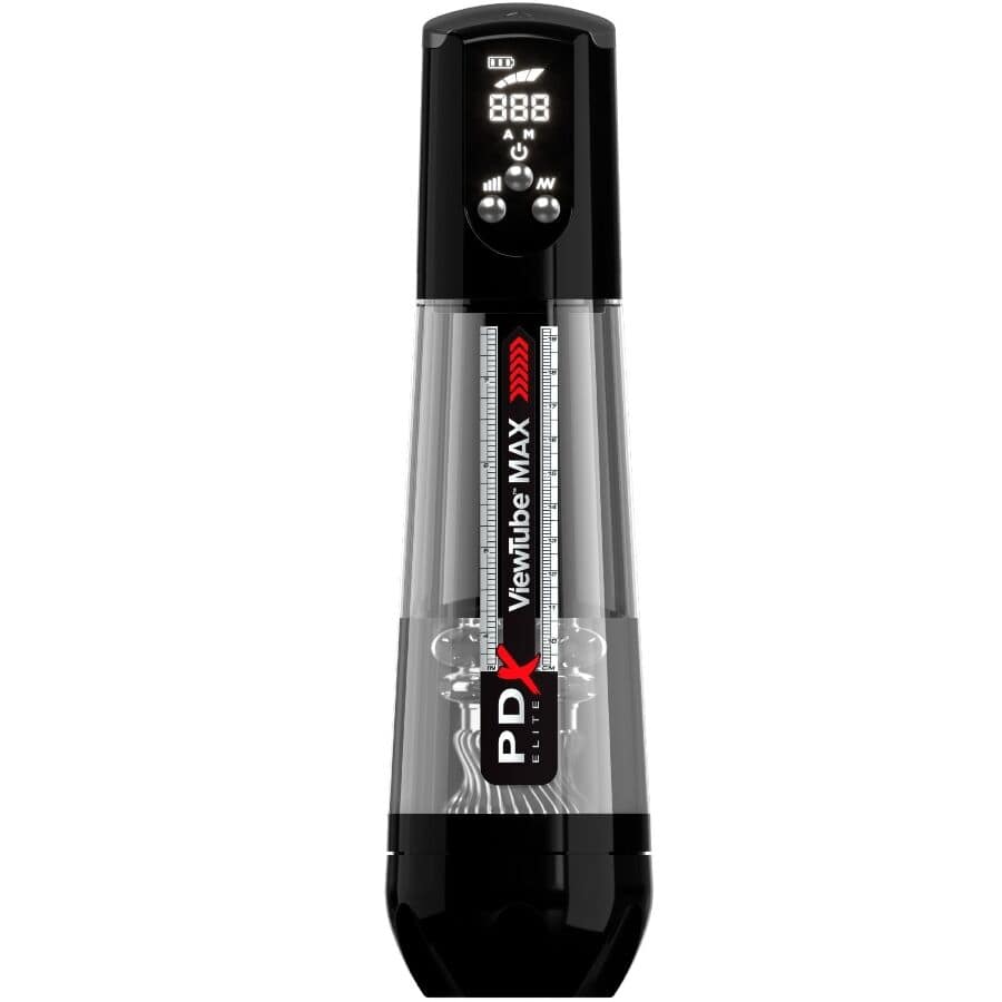 PDX ELITE - VIEWTUBE MAX VIEW AUTOMATIC MASTURNADOR WITH TRANSPARENT SUCTION