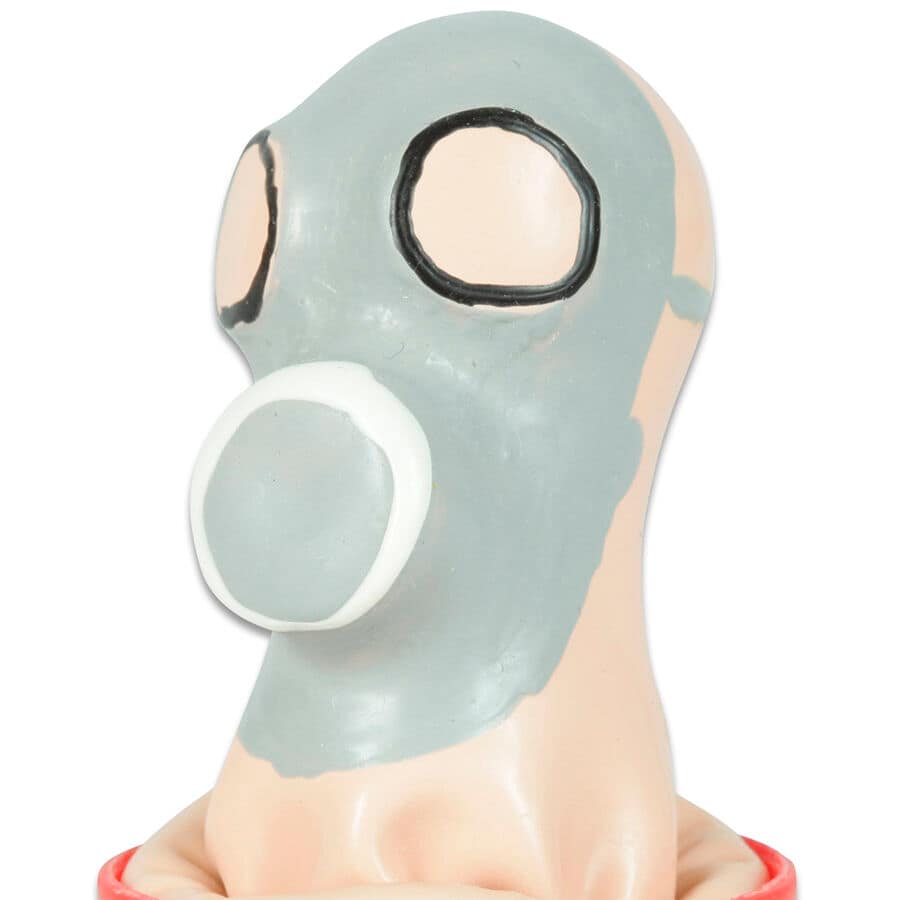 CONDOMERIE - HANDPAINTED NOVELTY CONDOMS GAS MASK - Image 3