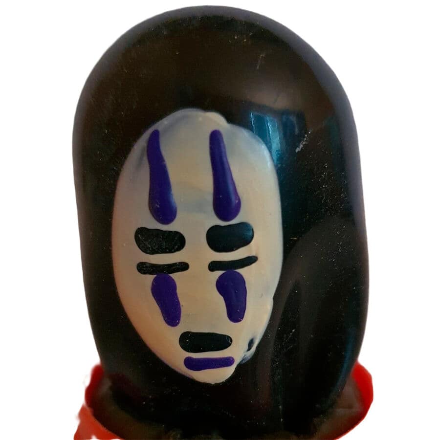 CONDOMERIE - HANDPAINTED NOVELTY CONDOMS MASK GHOST BLACK