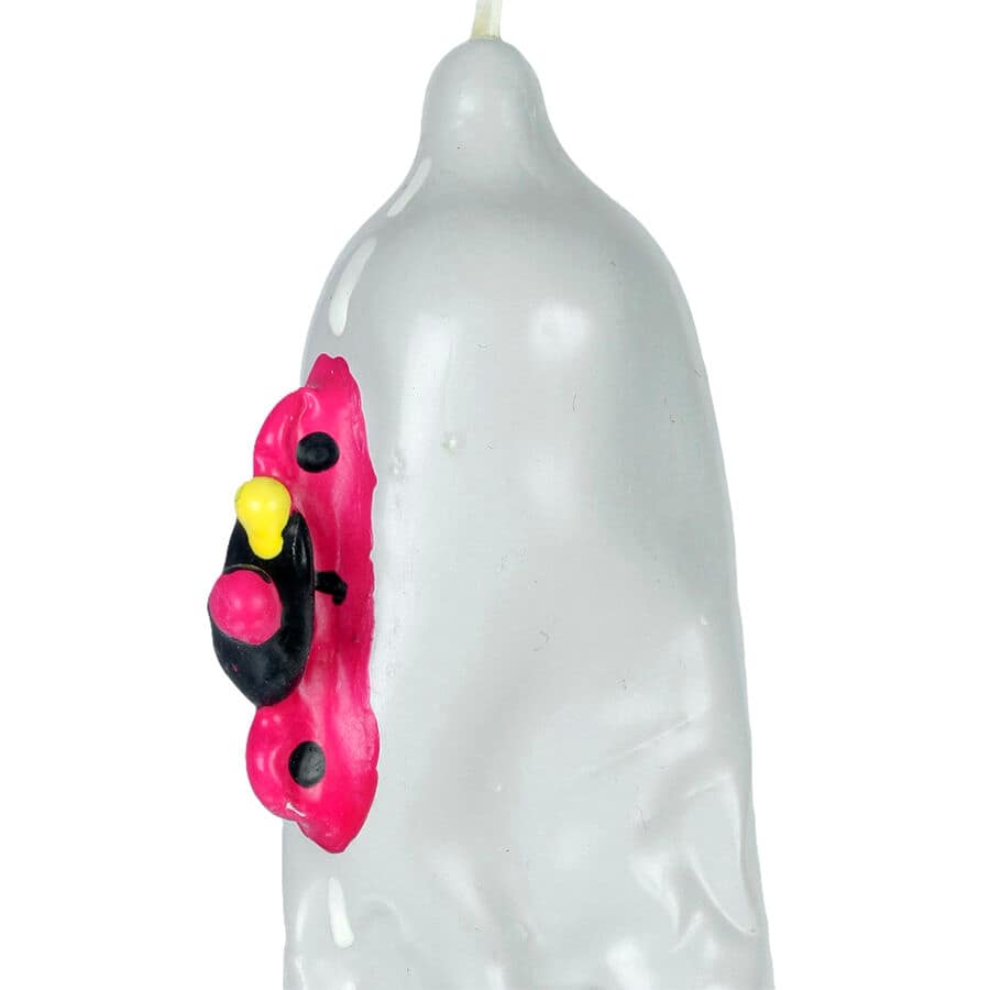 CONDOMERIE - HANDPAINTED NOVELTY CONDOMS MOTORBIKE XL