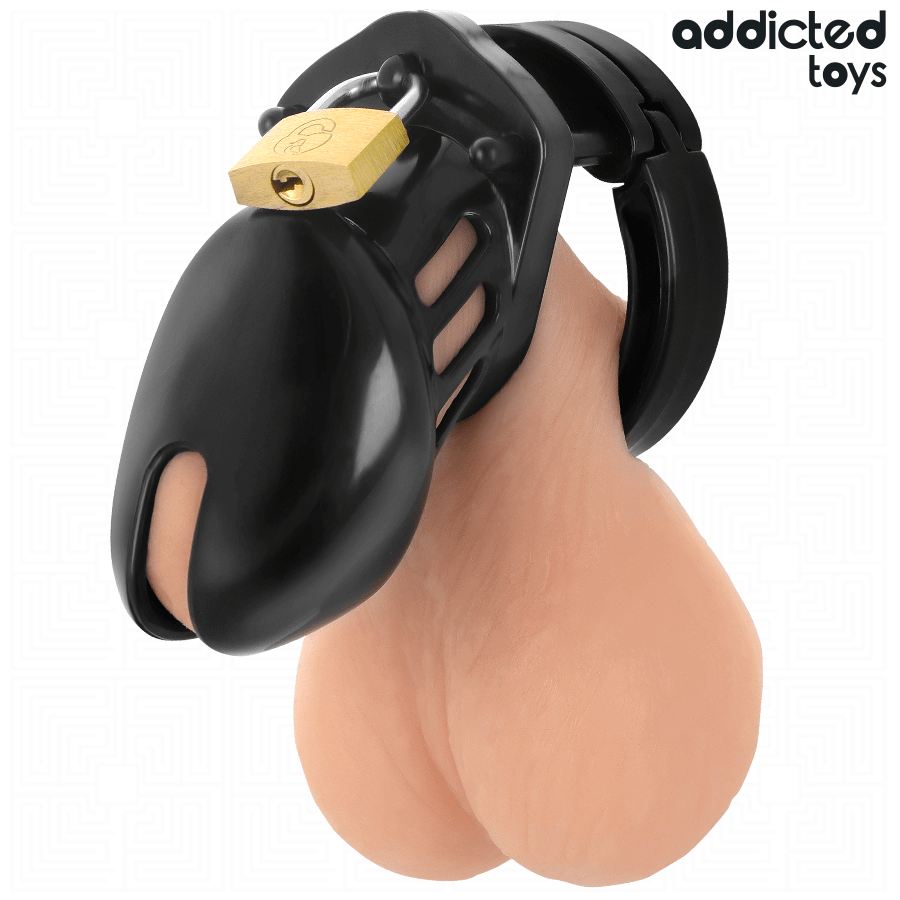 ADDICTED TOYS LOCKED - OBSIDIAN HOLD PENIS CAGE SIZE S - Image 3