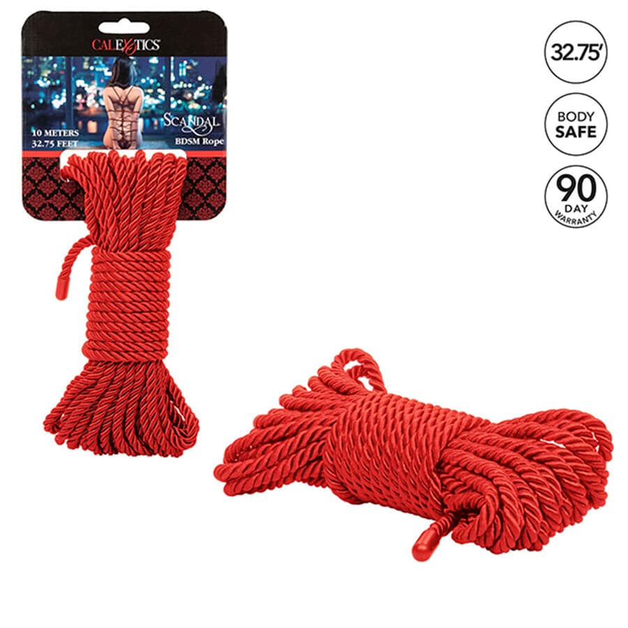 CALEXOTICS - SCANDAL RED BDSM ROPE 10 M - Image 3