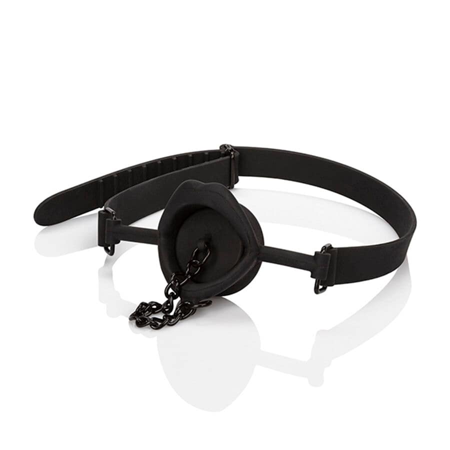 CALEXOTICS - SCANDAL GAG WITH BLACK SILICONE PLUG - Image 2