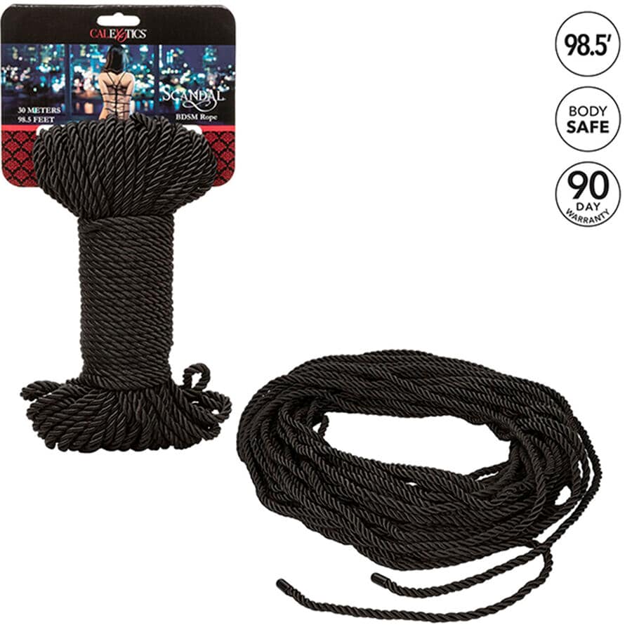 CALEXOTICS - SCANDAL BLACK BDSM ROPE 30 M - Bild 3