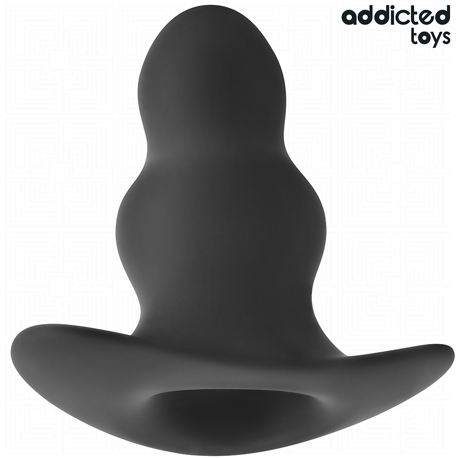 ADDICTED TOYS - HOLLOW ANAL PLUG SILICONE SIZE M 9.6 CM - Bild 2