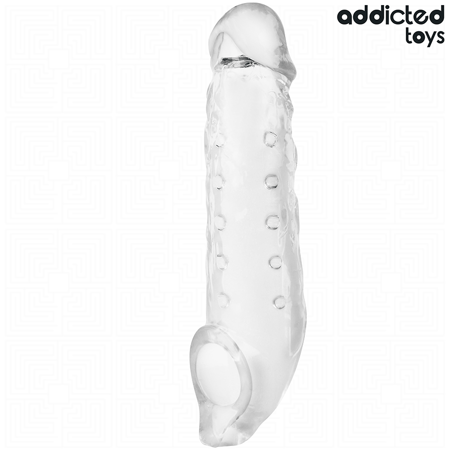 ADDICTED TOYS - TRANSPARENT PENIS SHEATH SIZE M 27 CM - Image 2