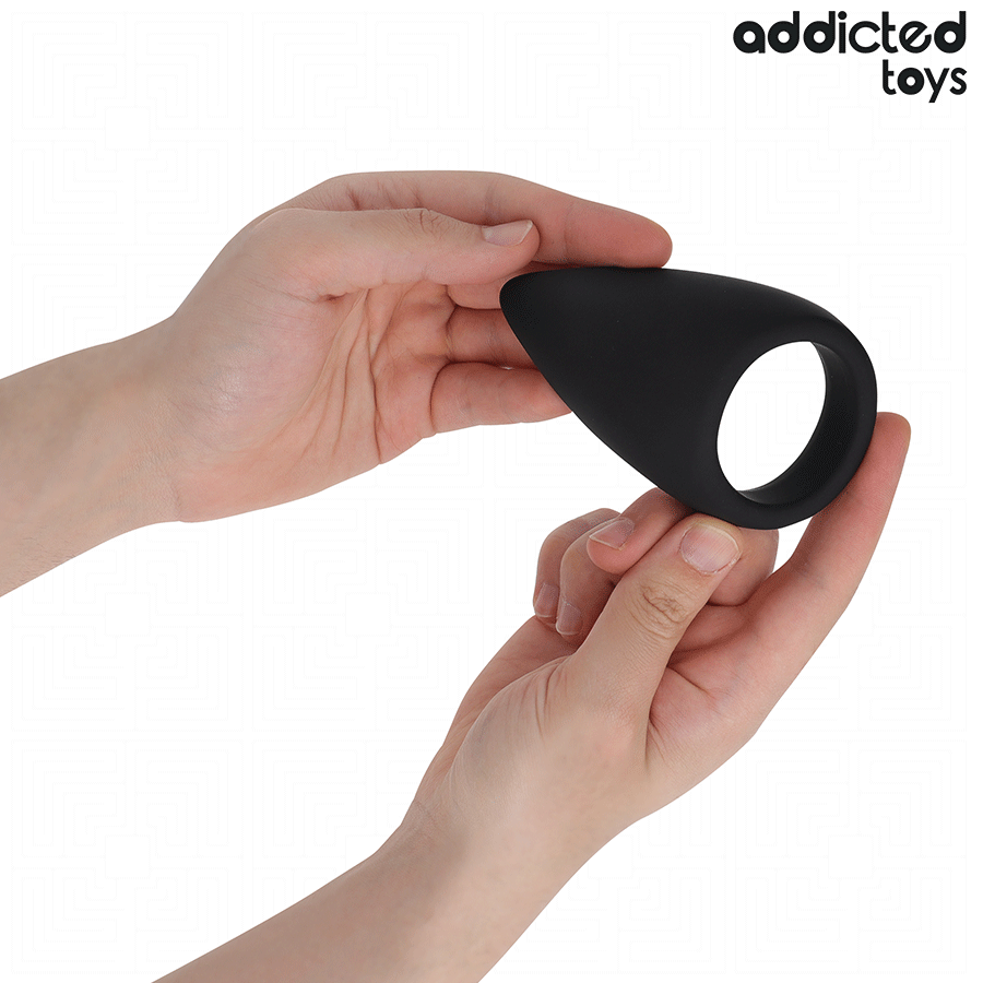 ADDICTED TOYS - TEAR SHAPED PENIS RING - Image 2