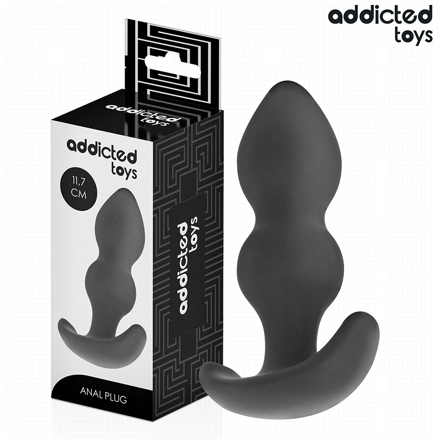 ADDICTED TOYS - ANALPLUGG SILIKON STORLEK L 11,7 CM