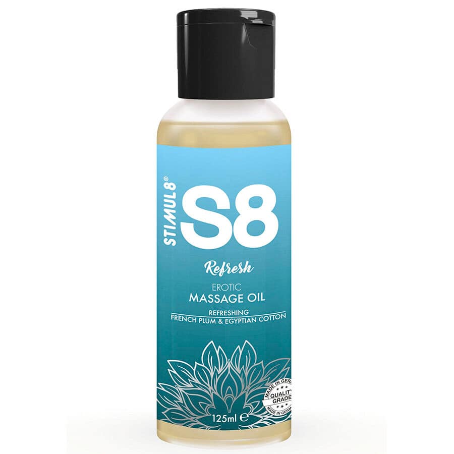 STIMUL8 - S8 REFRESH BOMULL MASSAGEOLJA 125 ML