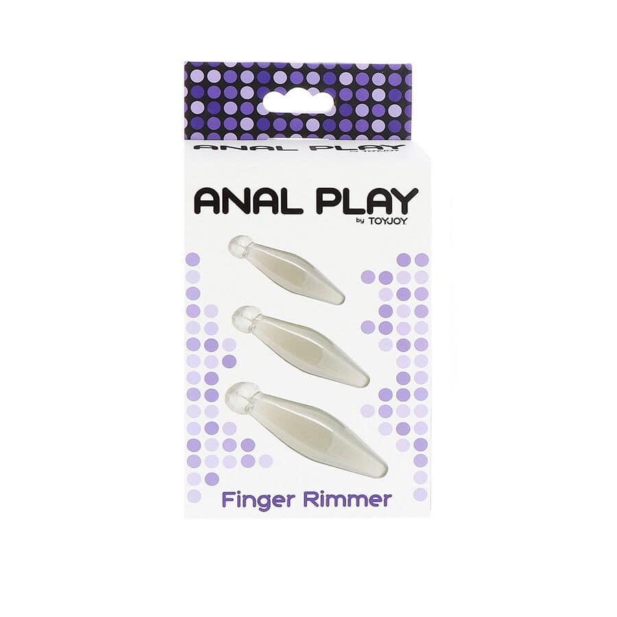 TOYJOY - ANAL PLAY 3-PIECE TRANSPARENT FINGER RIMMER - Image 3