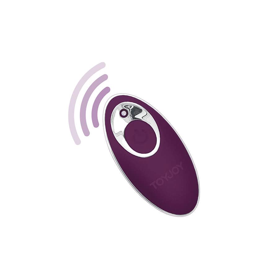TOYJOY - HAPPINESS KNOCK KNOCK EGGSTAVAGANT VIBRATOR WITH REMOTE CONTROL PURPLE - Bild 3