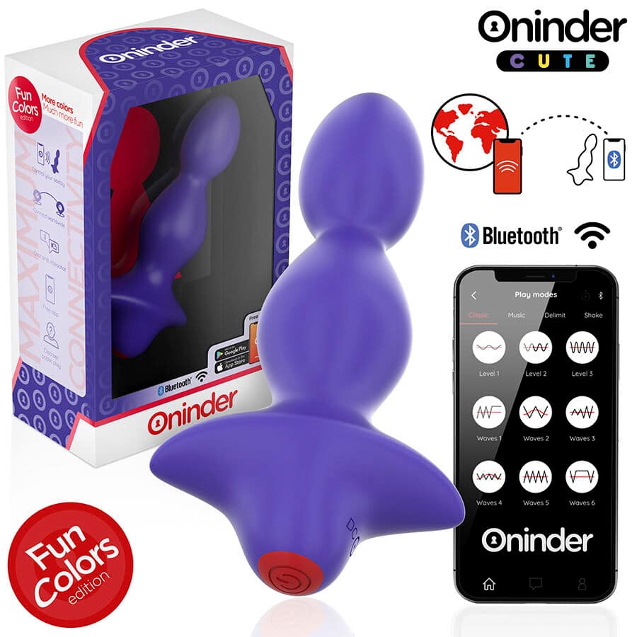 ONINDER CUTE - LOVE BUTT VIBRATING ANAL PLUG DILATOR - FREE WORLDWIDE APP - Image 2