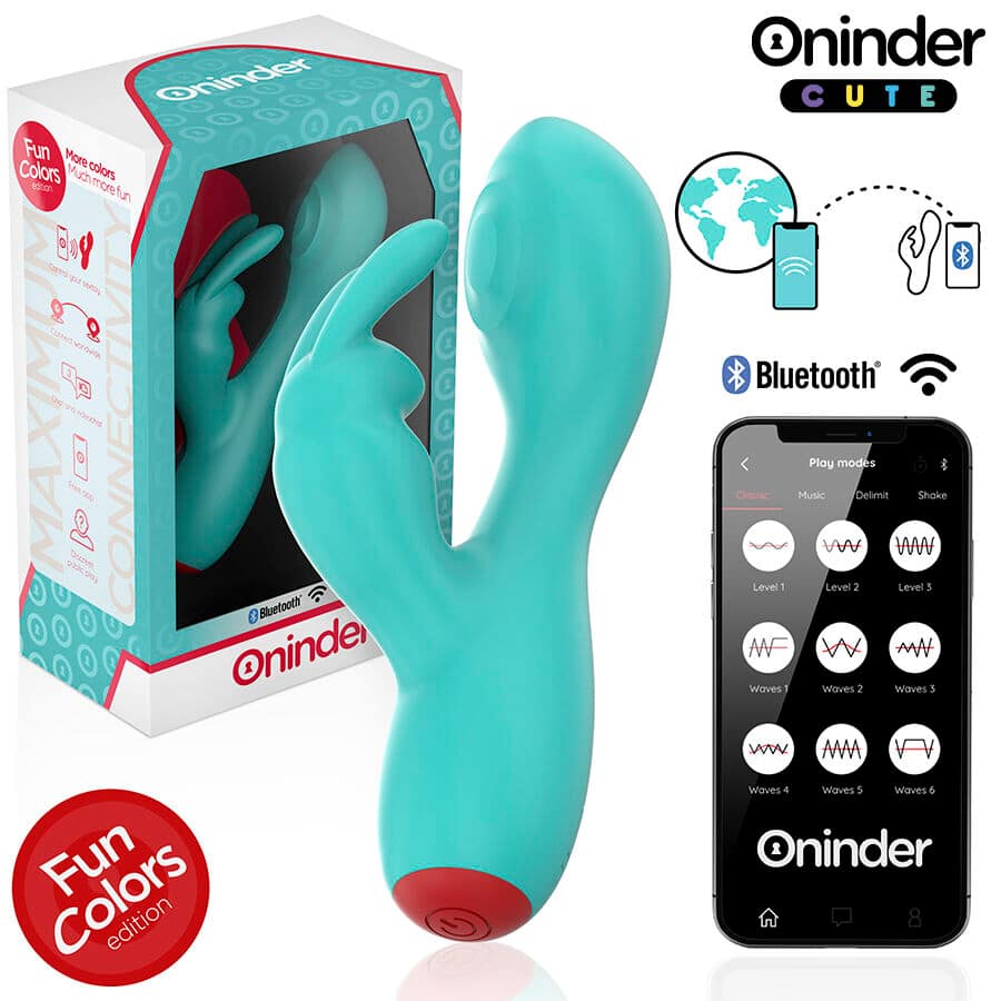 ONINDER CUTE - LOVE BUNNY G-SPOT CLITORAL VIBRATOR - FREE WORLDWIDE APP - Image 2