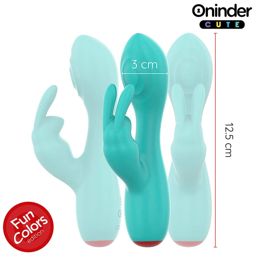 ONINDER CUTE - LOVE BUNNY G-SPOT CLITORAL VIBRATOR - FREE WORLDWIDE APP - Image 3