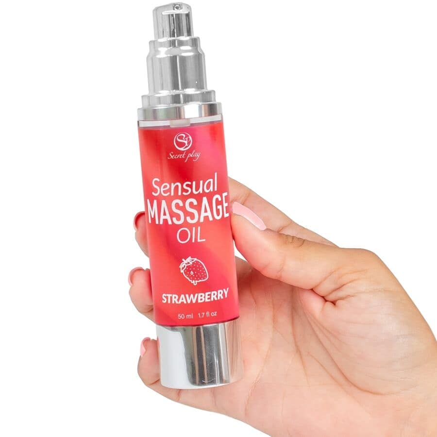 SECRETPLAY - STRAWBERRY MASSAGE OIL - Image 2