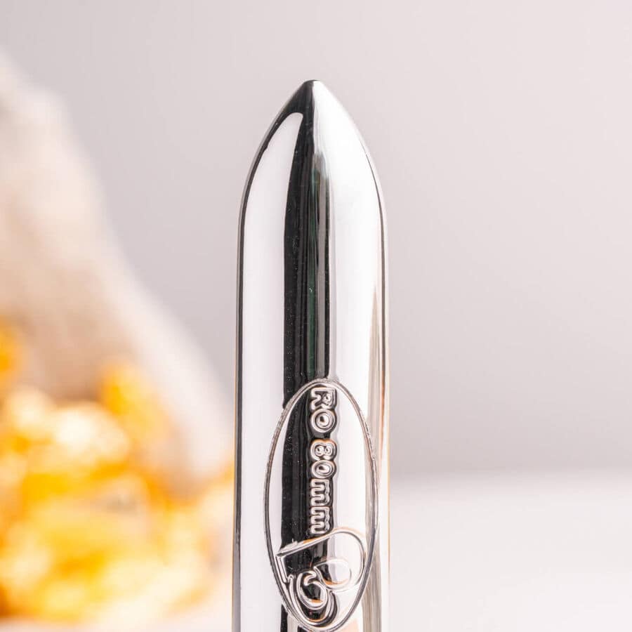 ROCKS-OFF - RO-80 CHROME VIBRATING BULLET SILVER - Bild 2