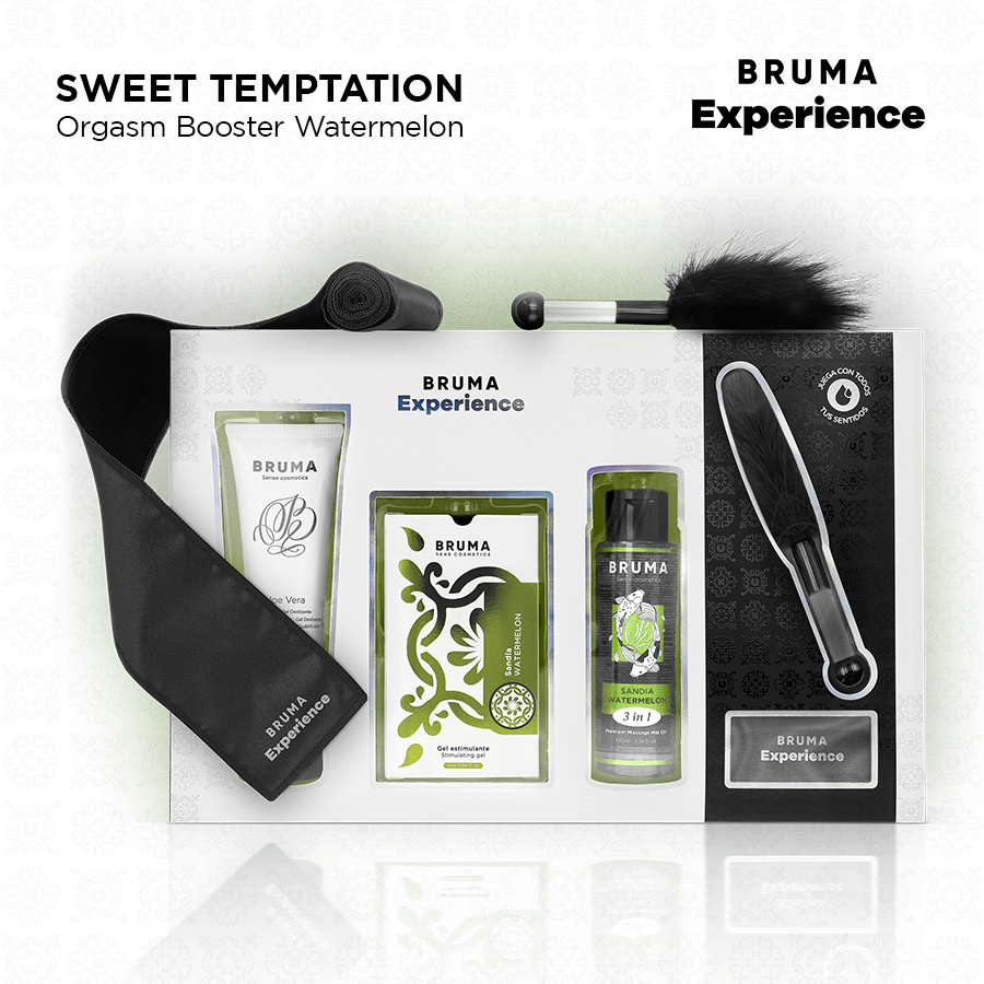 BRUMA XPERIENCE - SWEET WATERMELON TEMPTATION KIT WITH ORGASM ENHANCER - Image 2