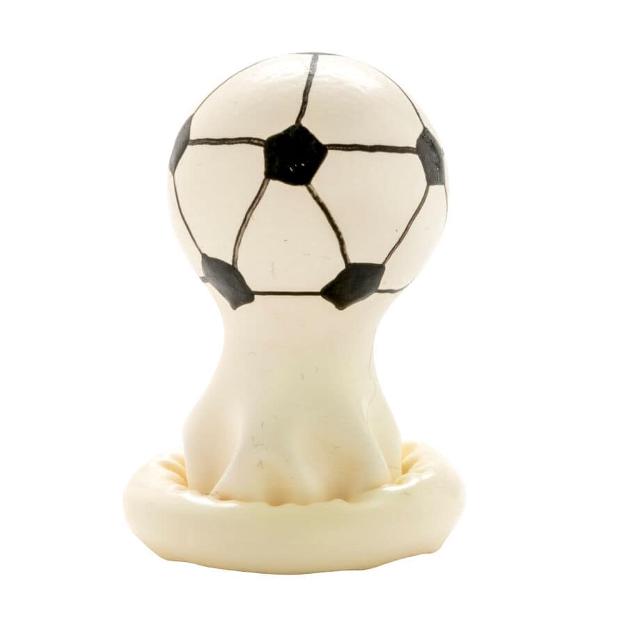 CONDOMERIE - HANDPAINTED NOVELTY CONDOMS FOOTBALL - Image 3