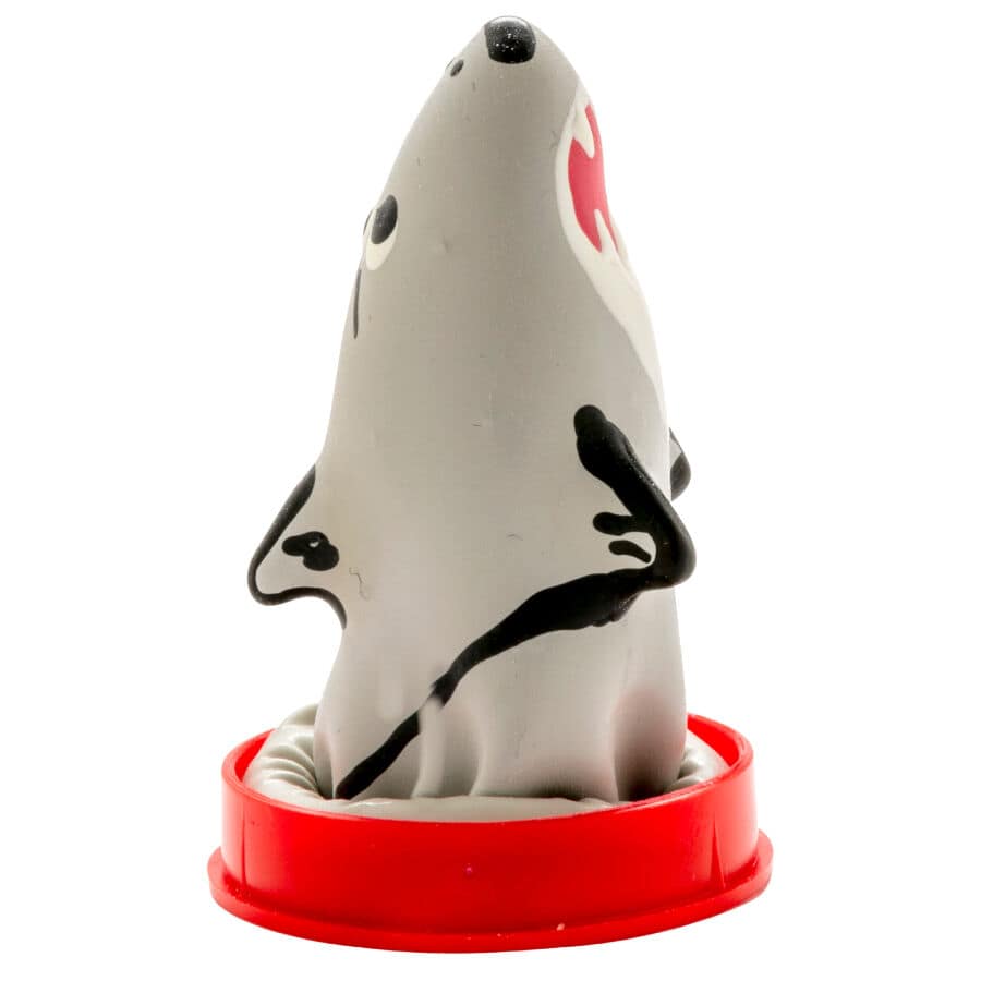 CONDOMERIE - HANDPAINTED NOVELTY CONDOMS SHARK MODEL 1 - Image 2