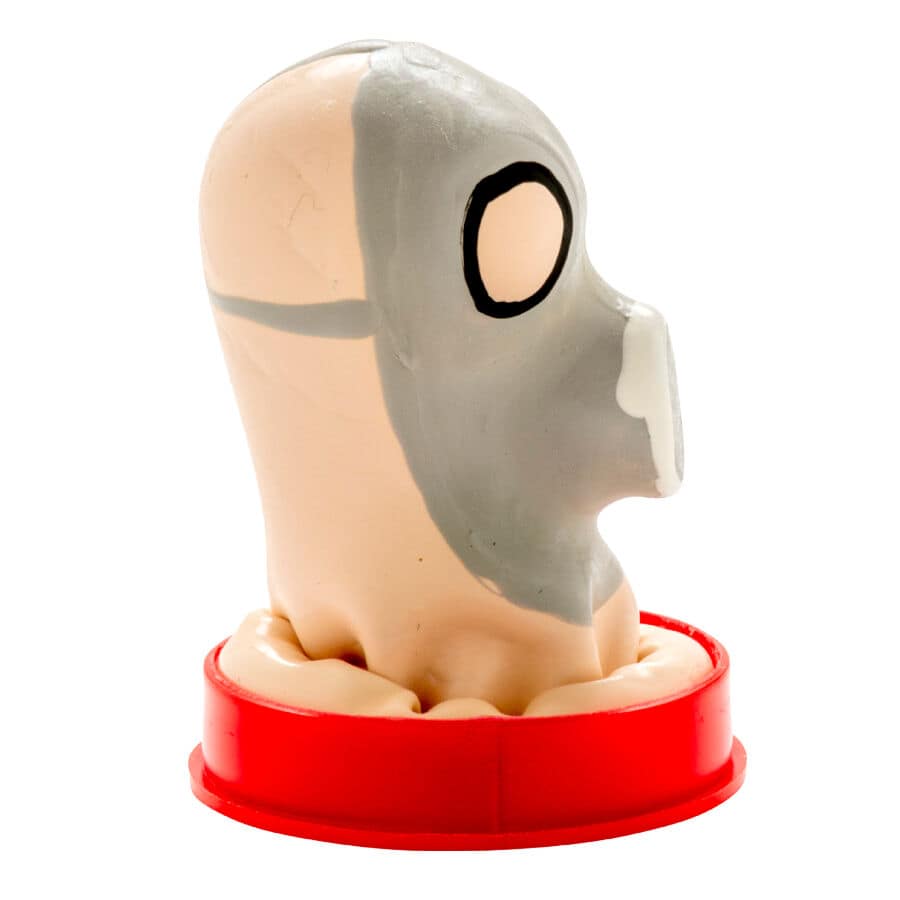 CONDOMERIE - HANDPAINTED NOVELTY CONDOMS GAS MASK - Image 2