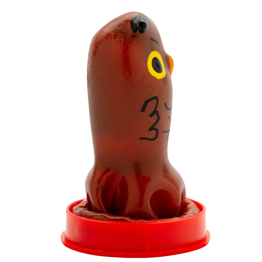 CONDOMERIE - HANDPAINTED NOVELTY CONDOMS OWL - Image 2