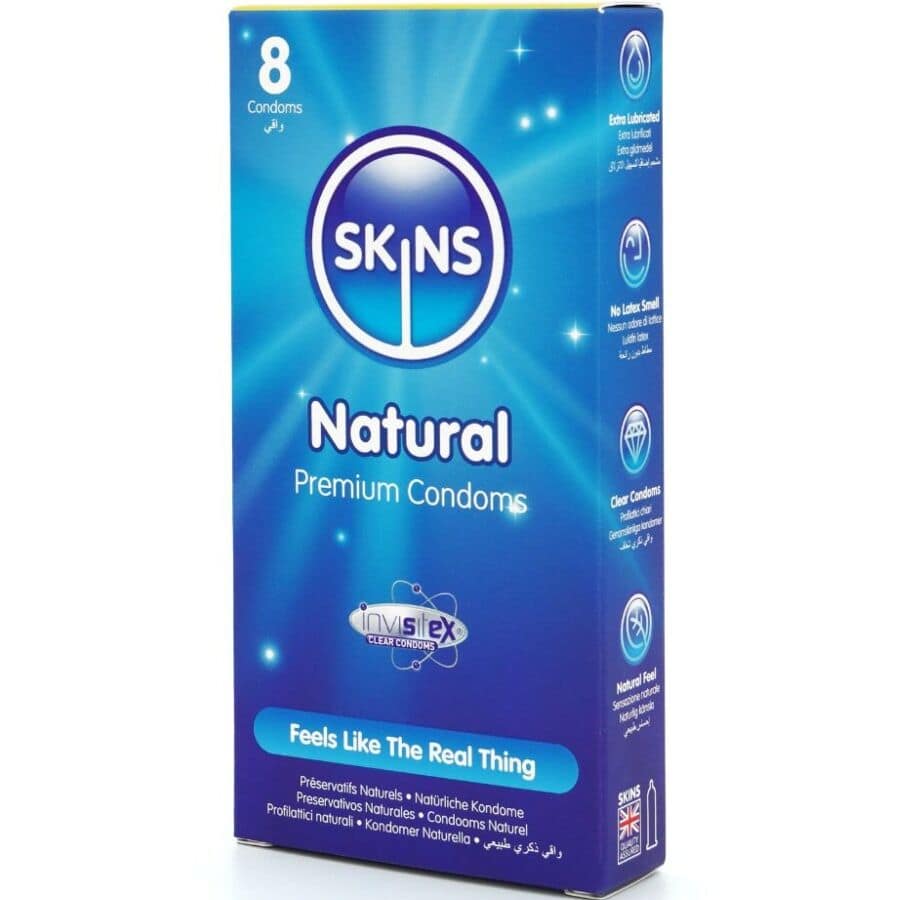SKINS - NATURAL PREMIUM CONDOMS PACK 8 - Image 2