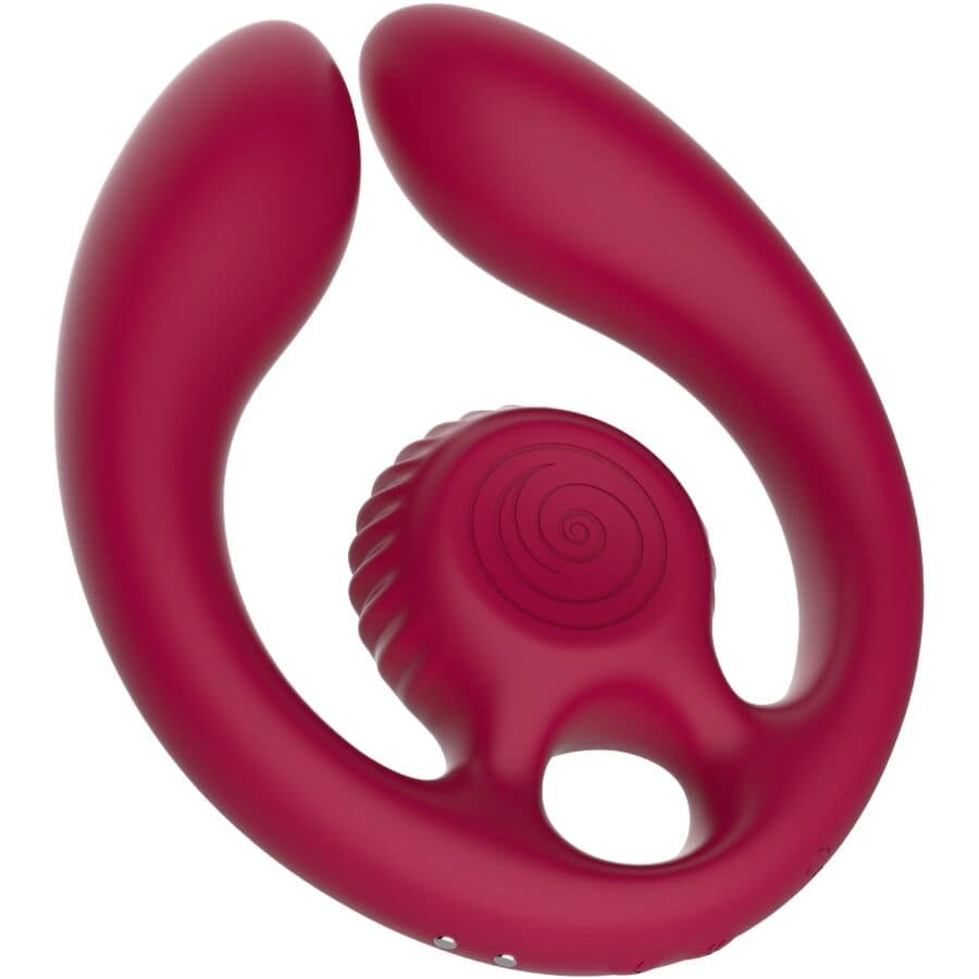 SNAIL VIBE - GIZI DUO COUPLES STIMULATOR REMOTE CONTROL BURGUNDY