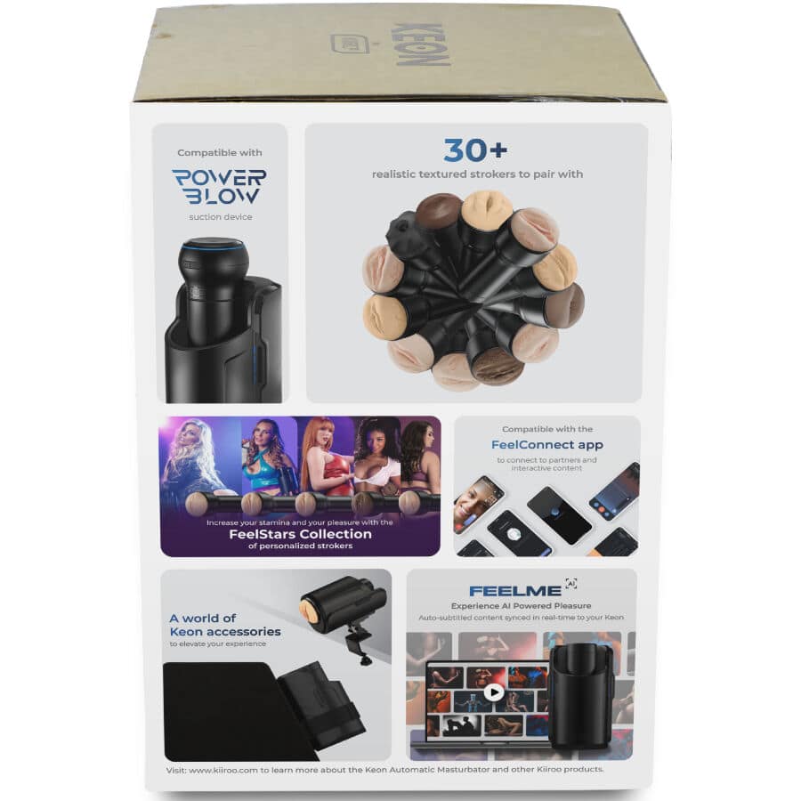 KIIROO - KEON WIFI COMBO AUTOMATIC MASTURBATOR + FEEL STROKER - Bild 3