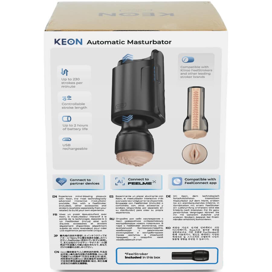 KIIROO - KEON WIFI COMBO AUTOMATIC MASTURBATOR + FEEL STROKER - Bild 2