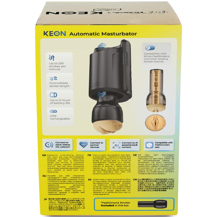 KIIROO - KEON WIFI COMBO VICTORIA JUNE AUTOMATIC MASTURBATOR + FEEL STROKER - Image 2