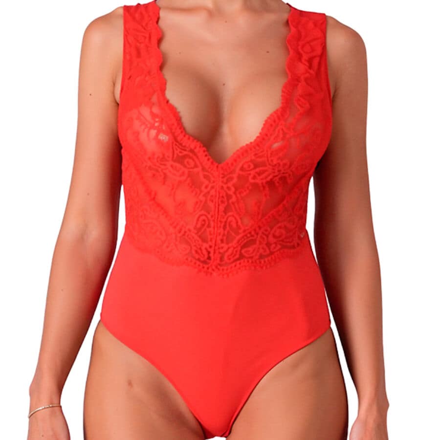 PASSION - EVALIE BODY RED S/M - Bild 2