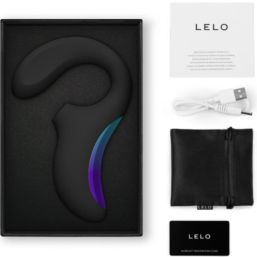 LELO - ENIGMA WAVE TRIPLE VIBRATION MASSAGER BLACK - Bild 3