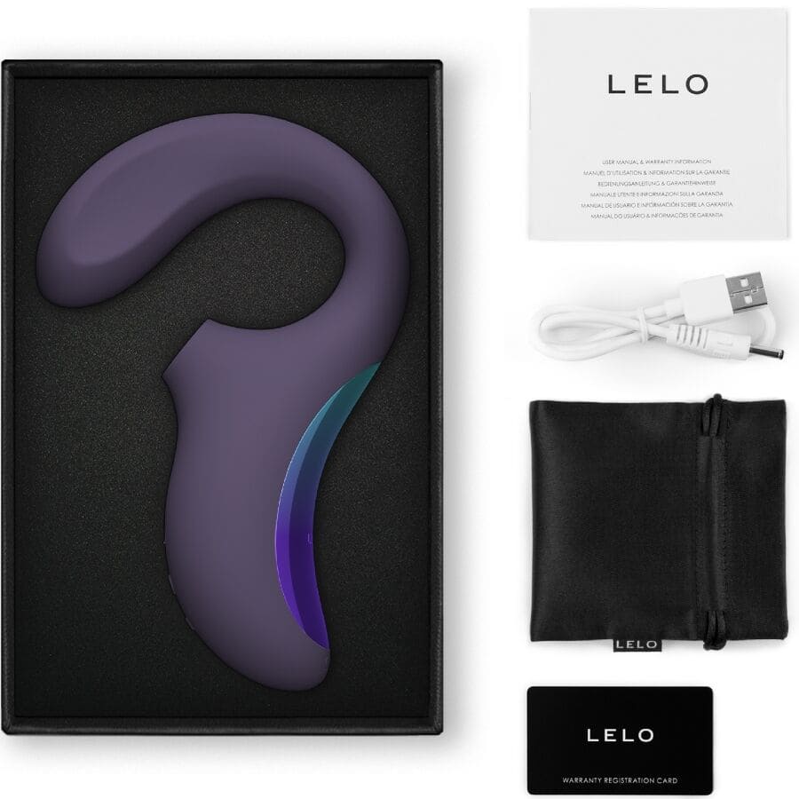 LELO - ENIGMA WAVE TRIPLE VIBRATION MASSAGER CYBER PURPLE - Image 3