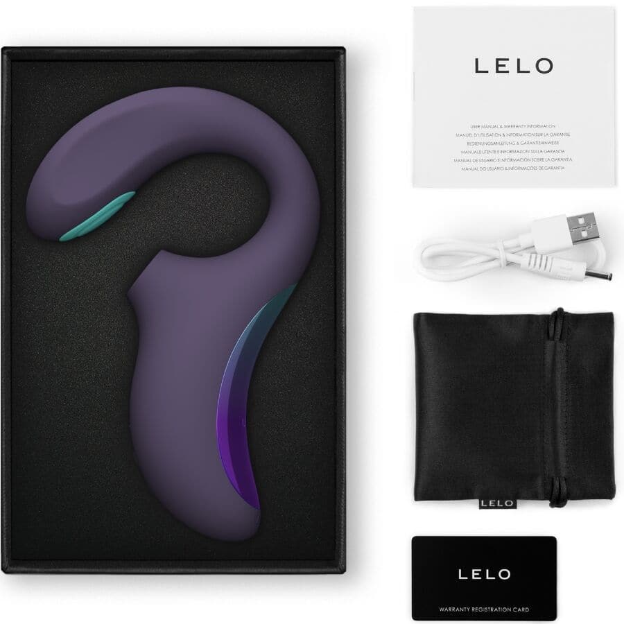LELO - ENIGMA DOUBLE SONIC VIBRATOR POINT G CYBER PURPLE - Image 3