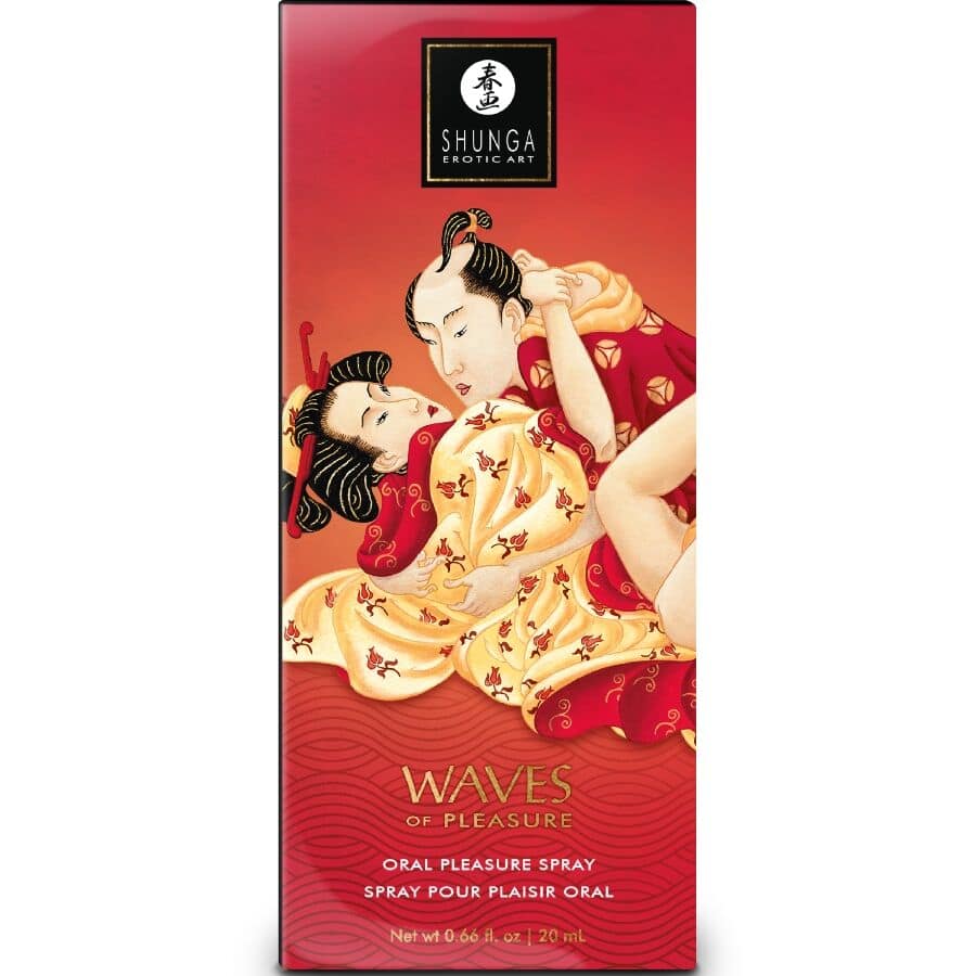 SHUNGA - WAVES PLEASURE SPRAY ORAL SEDUCTIVE STRAWBERRY 20 ML - Image 3
