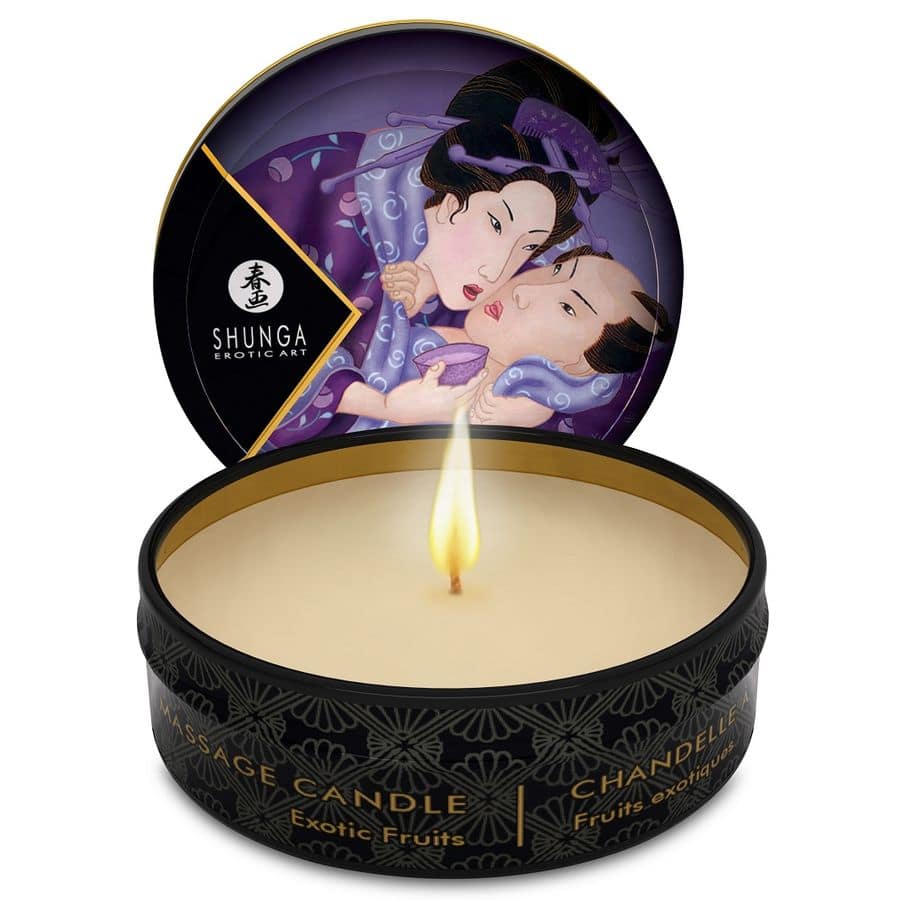 SHUNGA - MINI CARESS BY CANDLELIGHT DISPLAY MASSAGE CANDLES 24 UNITS - Bild 3