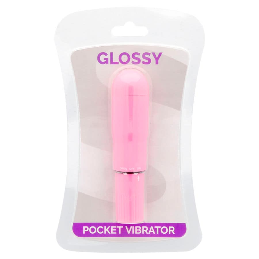 GLOSSY - POCKET VIBRATOR DEEP ROSE - Image 3