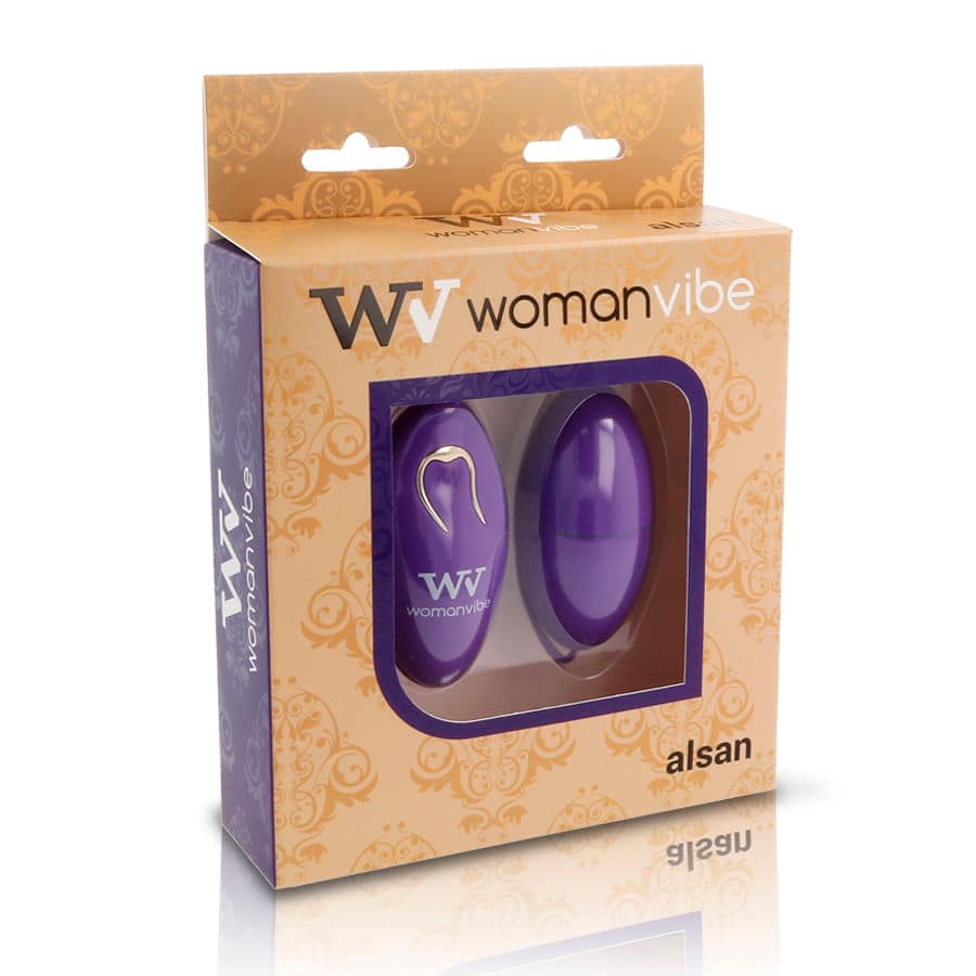 WOMANVIBE - ALSAN SILICONE REMOTE CONTROL EGG PURPLE - Bild 3
