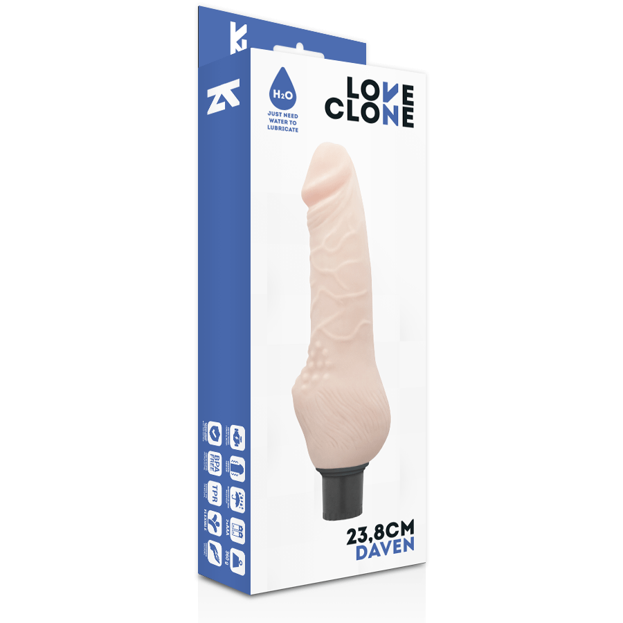 LOVECLONE - DAVEN SELF LUBRICATION REALISTIC 23.8 CM -O- 3.8 CM - Bild 5