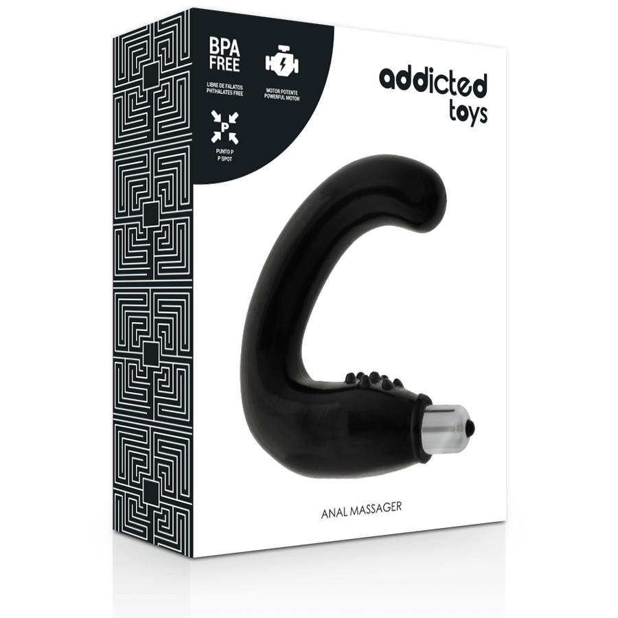 ADDICTED TOYS - ANAL MASSAGER BLACK - Bild 4