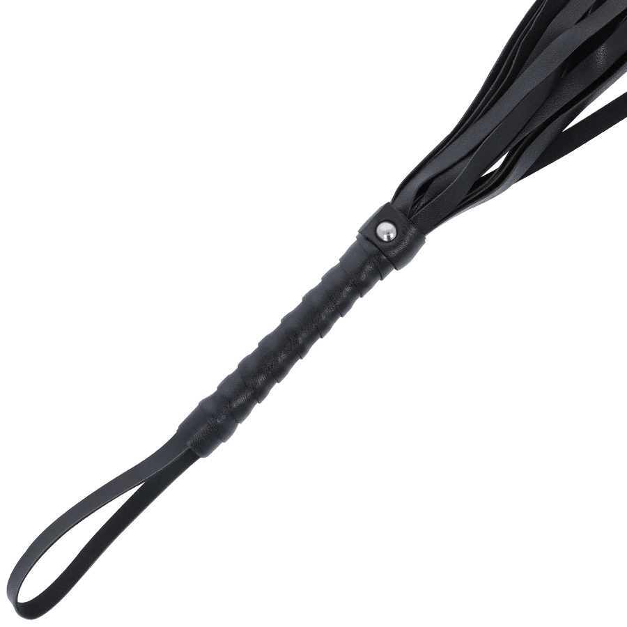 DARKNESS - BLACK BONDAGE WHIP 45 CM - Bild 2