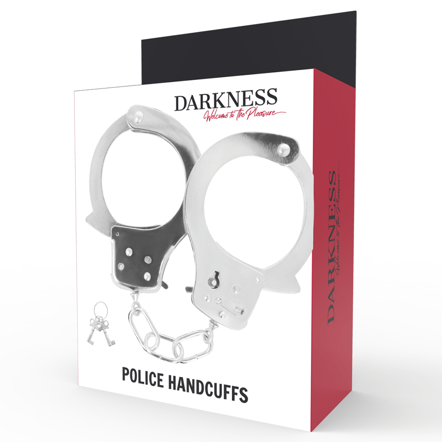 DARKNESS - METAL HANDCUFFS WITH KEYS - Image 3