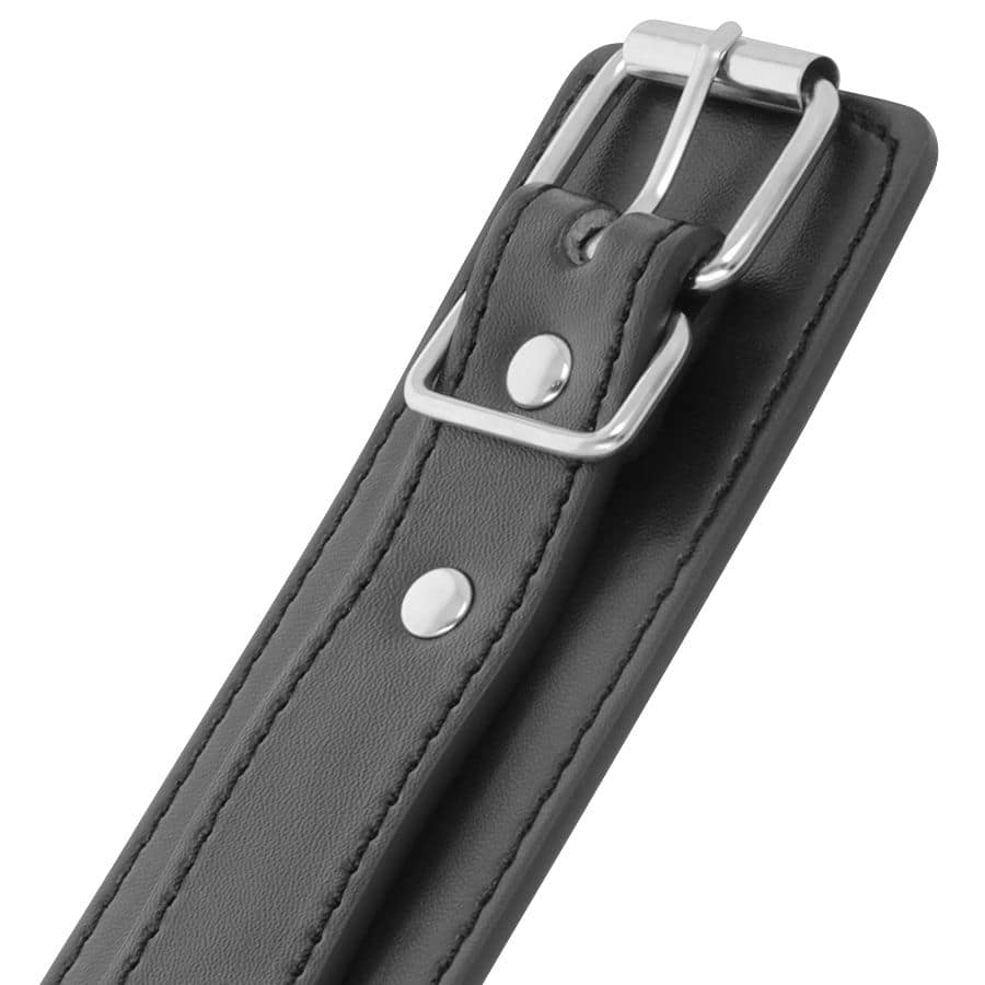 DARKNESS - BLACK ADJUSTABLE HANDCUFFS WITH DOUBLE REINFORCEMENT TAPE - Bild 3