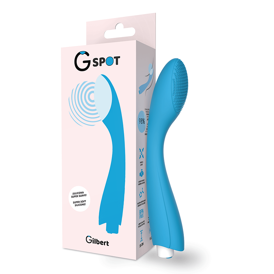 G-SPOT - GYLBERT TURQUOISE BLUE G-SPOT VIBRATOR - Image 2