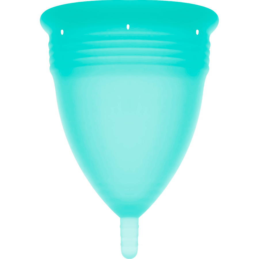 STERCUP - FDA SILICONE MENSTRUAL CUP AQUAMARINE - SIZE S - Image 3