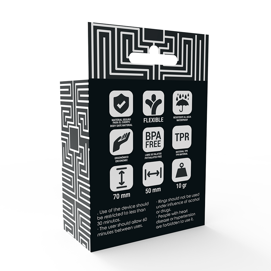 ADDICTED TOYS - POTENZ- C-RING PENIS BLACK - Image 5