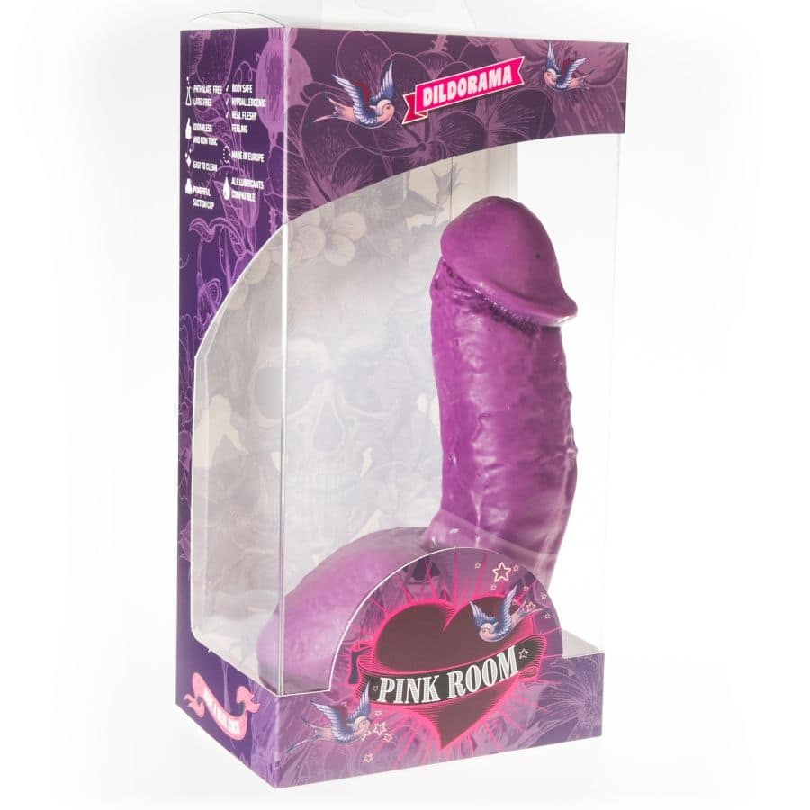 PINK ROOM - ELIAN REALISTIC DILDO PURPLE 17.5 CM - Bild 2