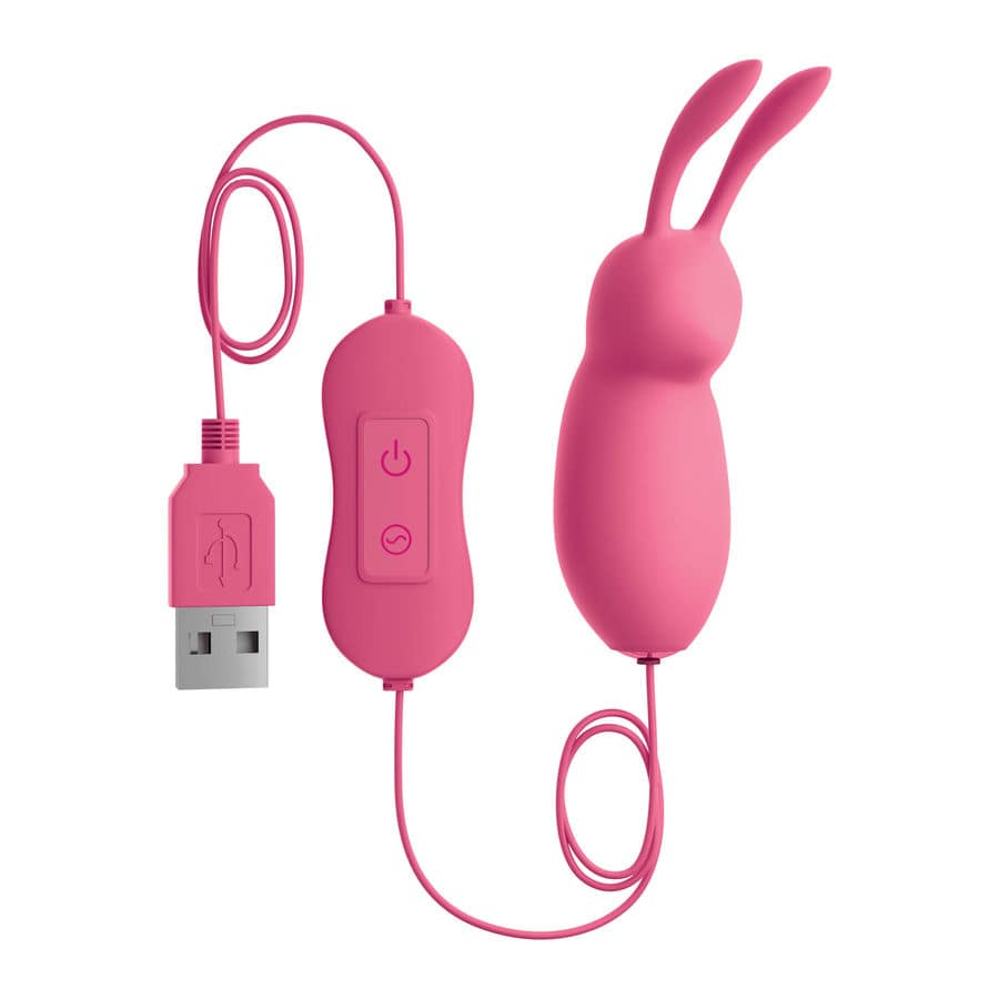 OMG - CUTE RABBIT POWERFUL PINK VIBRATOR USB - Image 2