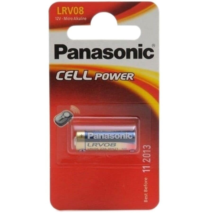 PANASONIC - BATTERI LRV08 LR23A 12V 1ENHET